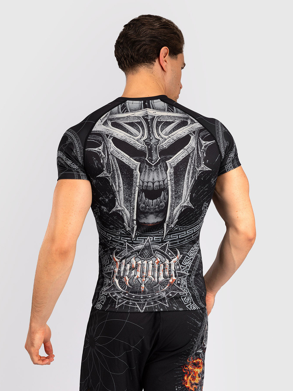 Рашгард Venum Gladiator 5.0 Black/Silver S/S