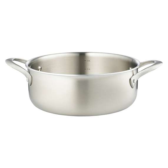 Кастрюля с крышкой 3ply etalon, D24 см, 4 л