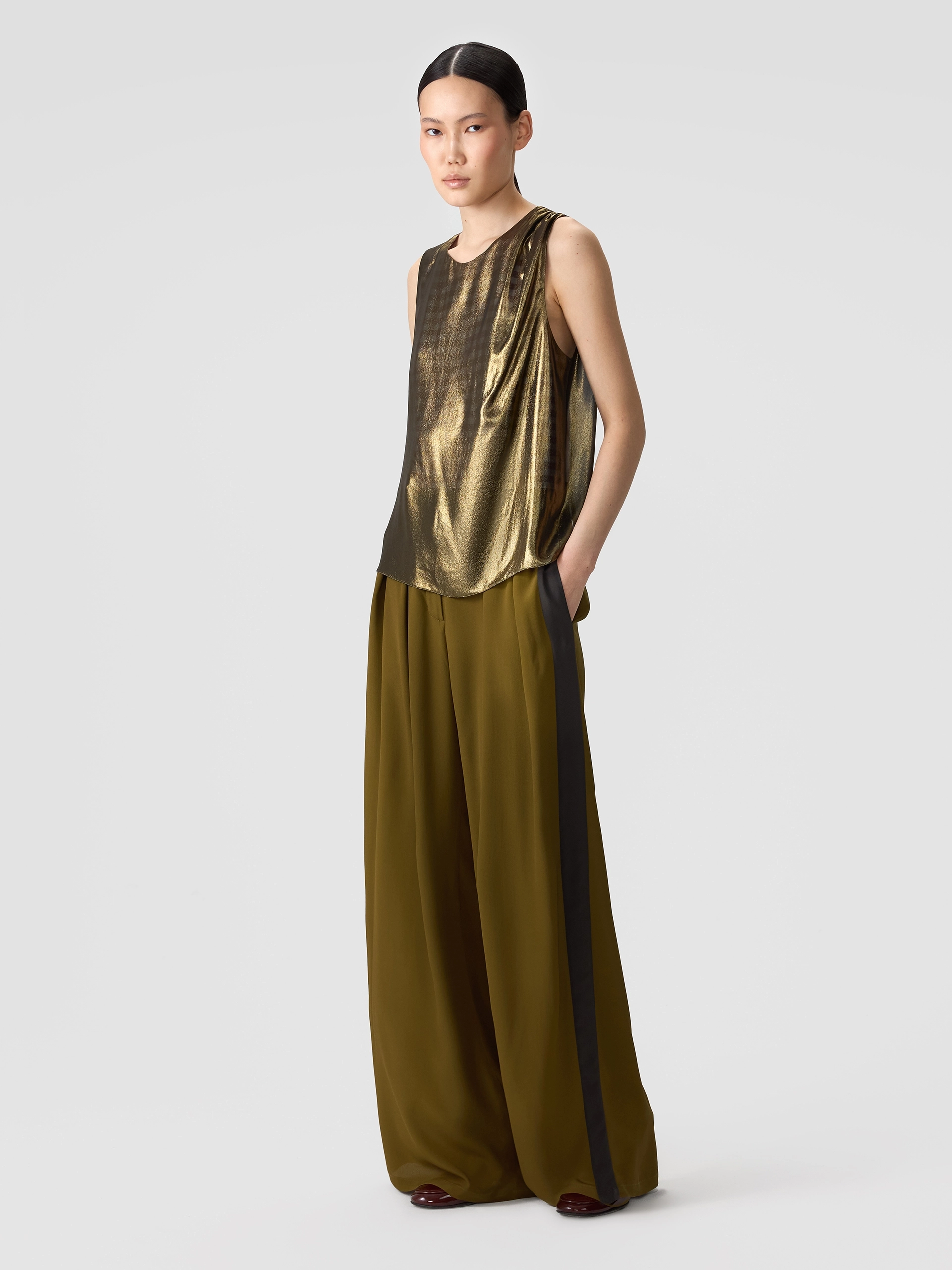 Двусторонний топ с вырезом на спине OLA OLA