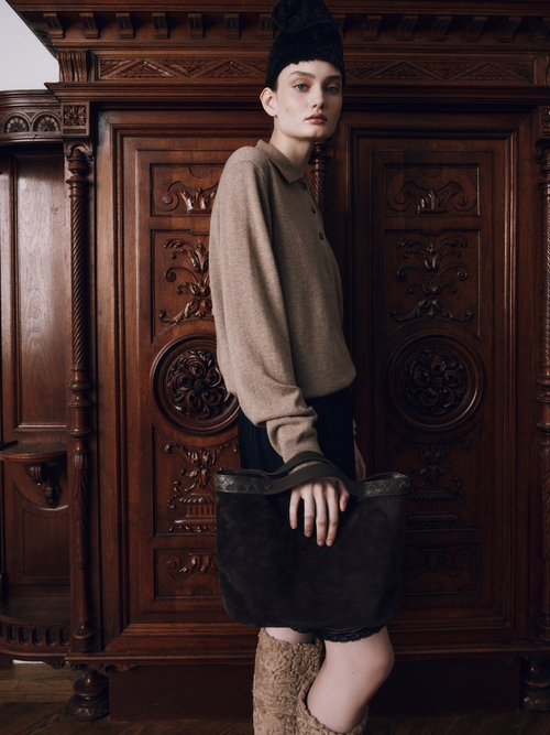 Поло цвета капучино