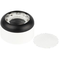 Светильник настенно-потолочный спот ЭРА OL56 WH/BK под лампу GX53 белый/черный IP20