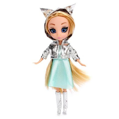 Кукла Лили 16см, руки и ноги сгибаются, в комп. 5 аксесс.(Карапуз)