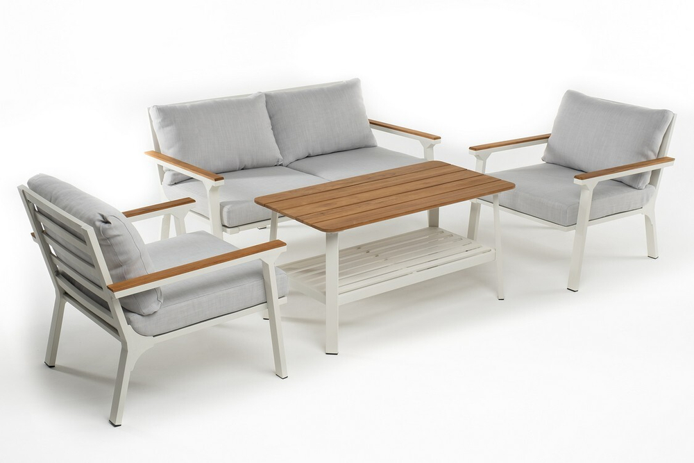 Кресло из алюминия CONCORDE белое