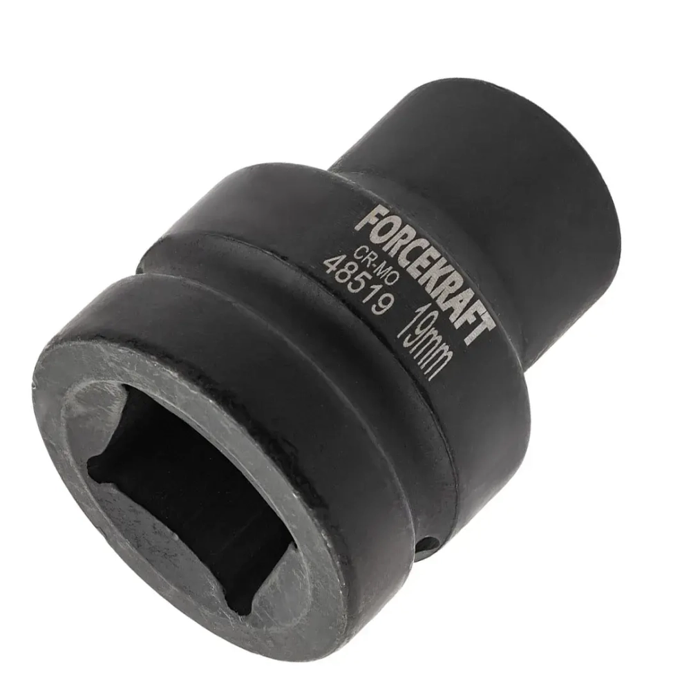 Головка ударная 1'', 19мм (6гр.) FORCEKRAFT FK-48519