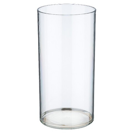 Вазон "Round" (пластик) D10xH20см (Прозрачный)