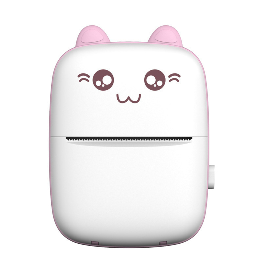 Карманный мини принтер "Kitten", розовый