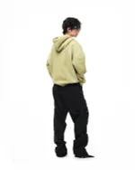 Худи Bruler d'Amour Zip Liberté d'expression лаймовый