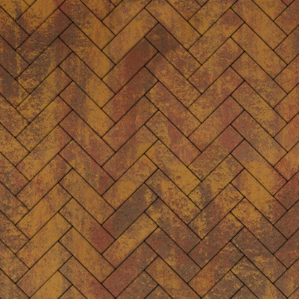 ТРОТУАРНАЯ ПЛИТКА ПАРКЕТ - Б.4.П.6 ЛИСТОПАД ГЛАДКИЙ ОСЕНЬ