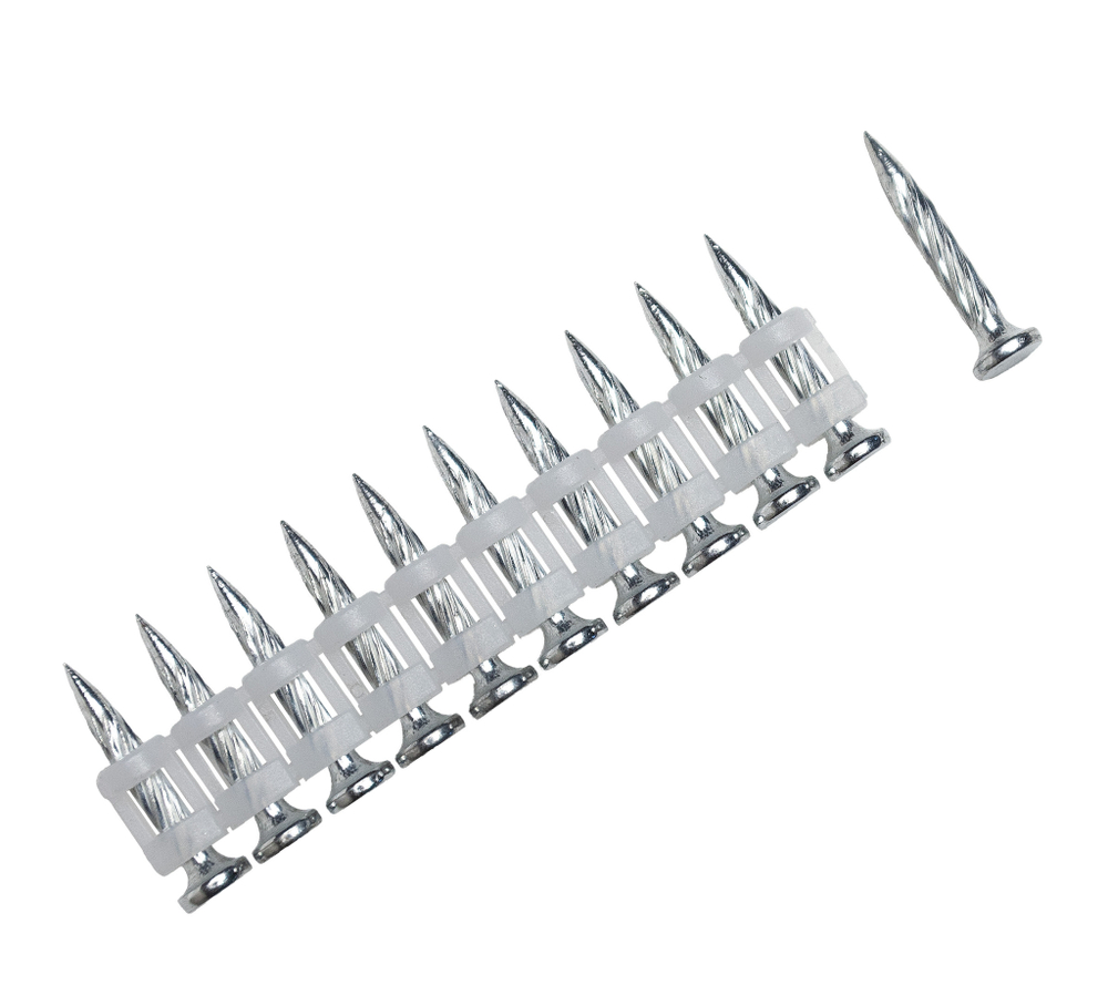 Гвозди для металла и непрочного бетона тип CN (2,7*22 мм винтовые, 1000 шт/уп+1 баллон) FEDAST