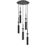 756057 Люстра CILINO 5х40W GU10 ЧЕРНЫЙ