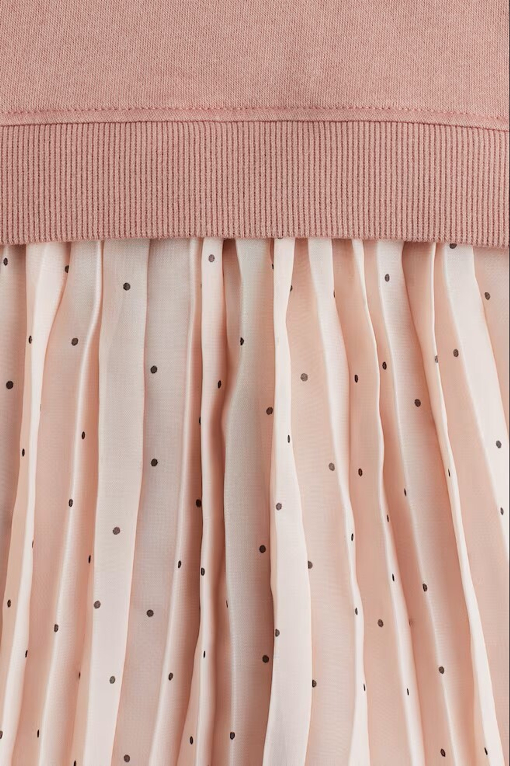 H&M Платье с принтом, пудрово-розовый