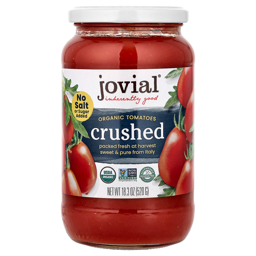Jovial, органические измельченные томаты, 520 г (18,3 унции)