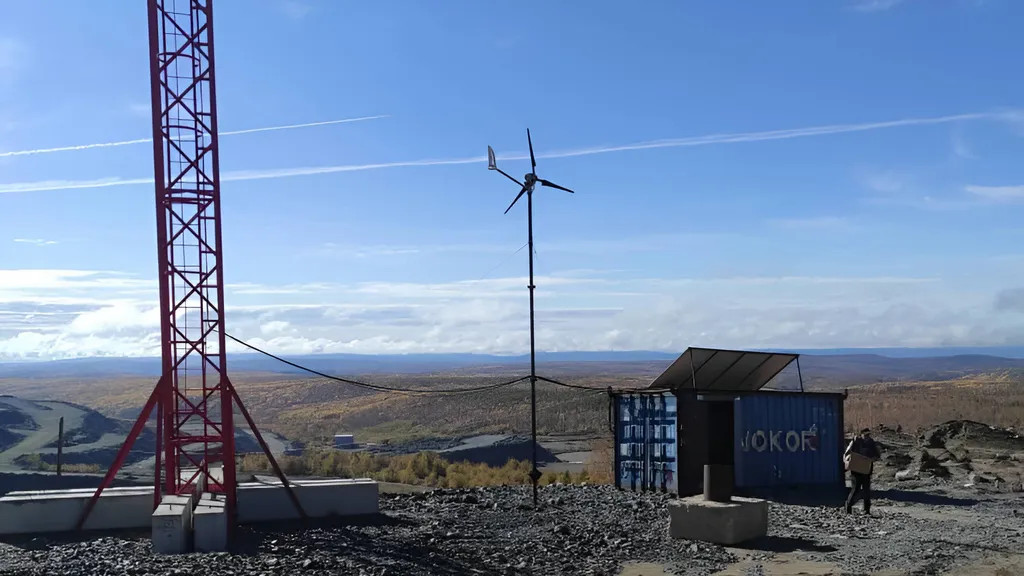 Автономная ветро-солнечная электростанция 5кВт для золотодобывающей компании