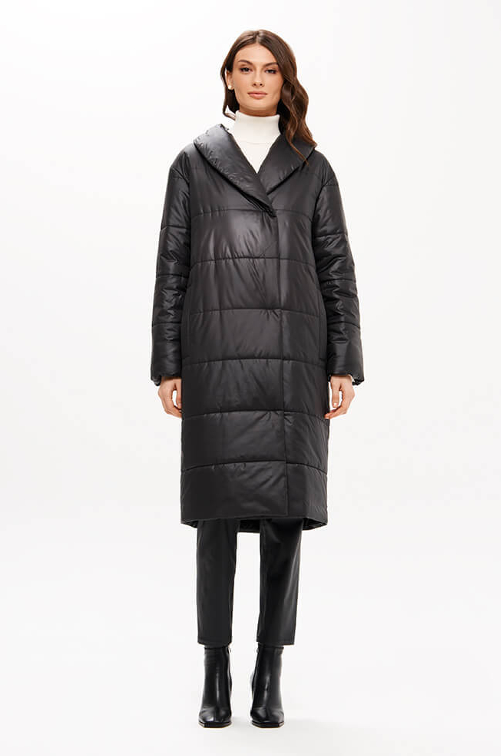 0116 Пальто женское (черный)