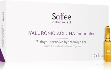 Saffee Advanced Hyaluronic Acid Ampoules - ампулы - 7-дневная интенсивная терапия с гиалуроновой кислотой /   7x2  ml  / GTIN 3760275382887
