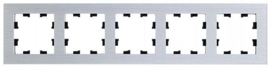 Рамка 5-м AtlasDesign Nature металл серебр. SE ATN312105