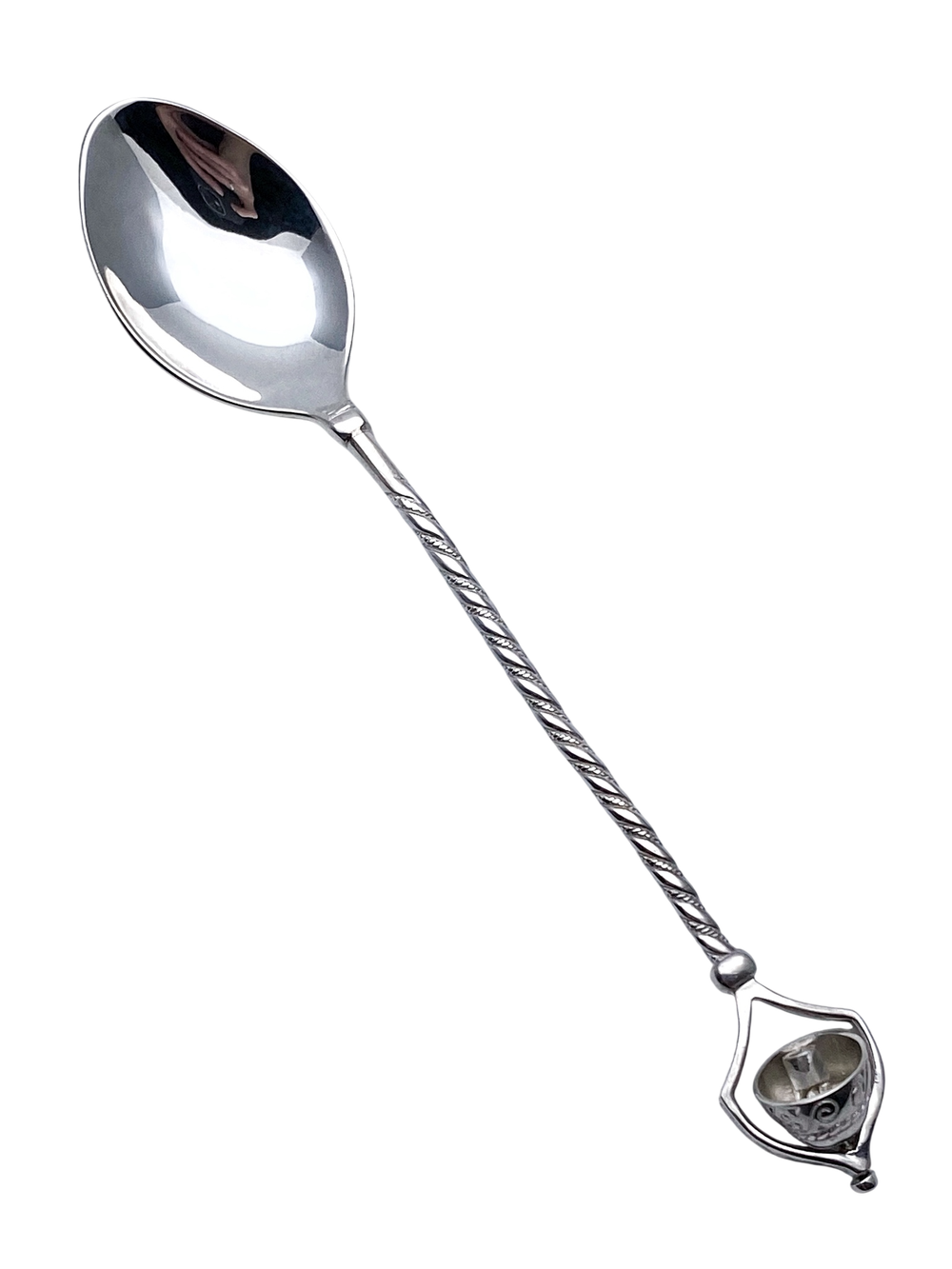 Ложка из серебра/Чернение