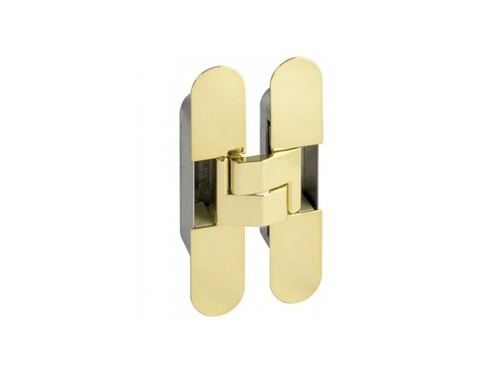 Петля ProfilDoors AGB Eclipse 3.0 золото матовое с накладками, Италия