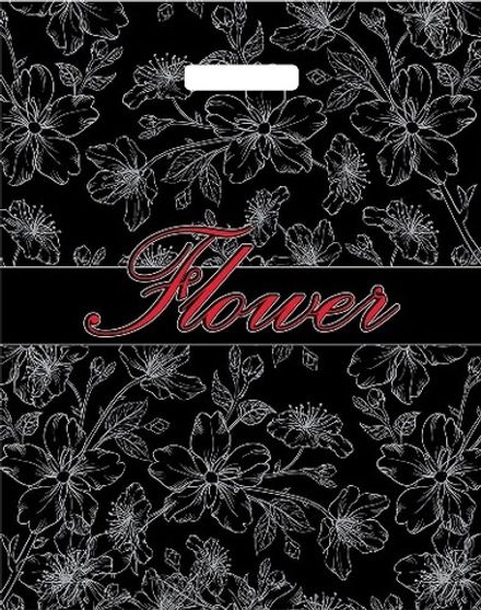 Пакеты с вырубной ручкой "Флористик" 38х48+3см, 40мкм (50/500шт)