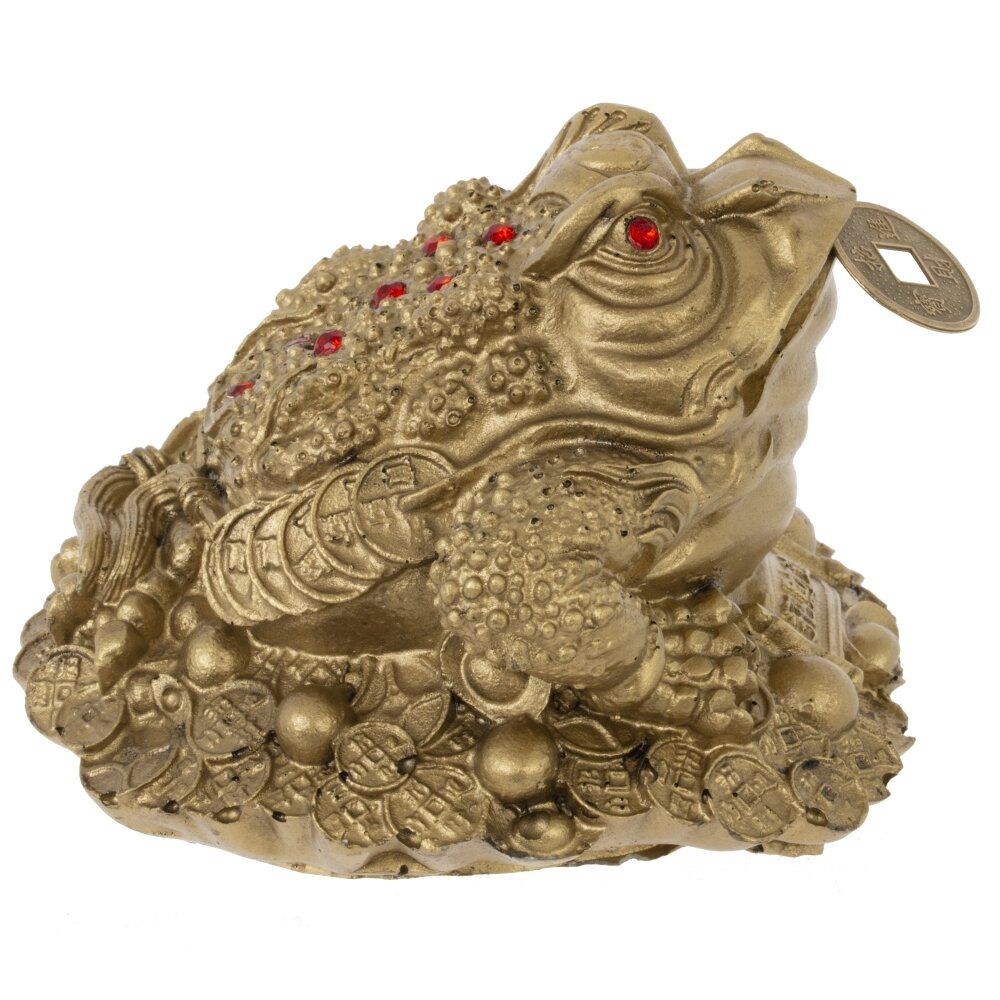 GAEM Фигурка декоративная "Лягушка денежная", L9 W8,5 H6,5 см