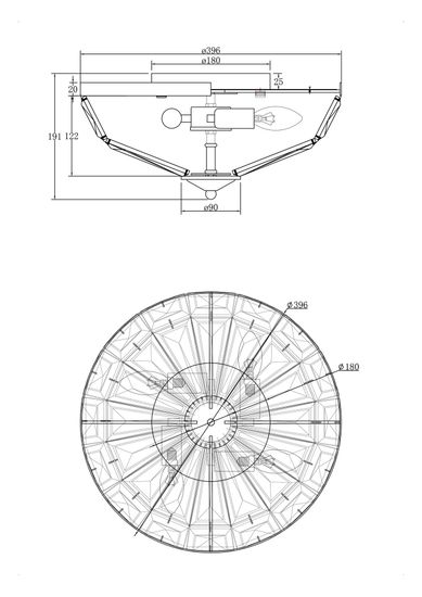 Потолочный светильник Maytoni MOD094CL-04CH