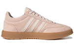Adidas Neo Gradas Synthetic Leather Slip Resistant Low top Skateboard Shoes Women"s Nude Pink