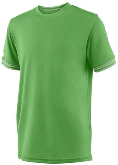 Футболка для мальчика теннисная Wilson Team Solid Crew - andrean toucan