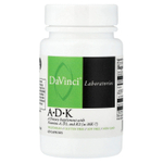 DaVinci Laboratories, витамины A,·D и·K, 60 капсул