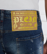 Джинсы Skull&Bones Philipp Plein - голубой(MDT3678 PDE004N)