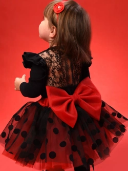 Юбка-пачка в горох