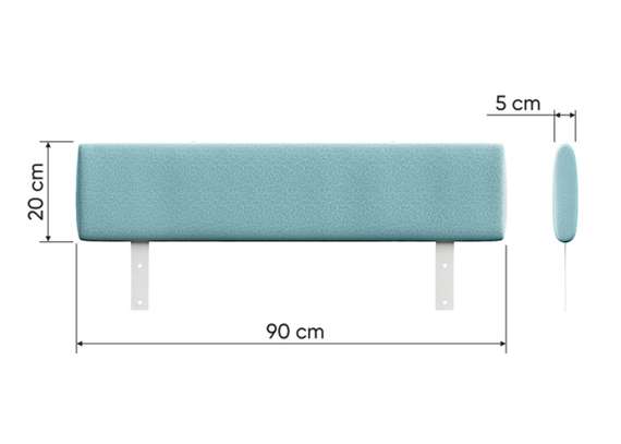 Защитный бортик Cosy (бирюзовый)