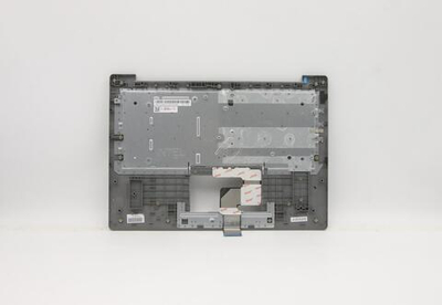 Верхняя панель с клавиатурой (топкейс) для ноутбука Lenovo IdeaPad 1-14IGL05. раскладка - русская, без подсветки, серая (5CB0X56975), оригинал