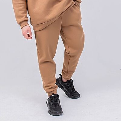 Warm joggers for men - Desert Sand