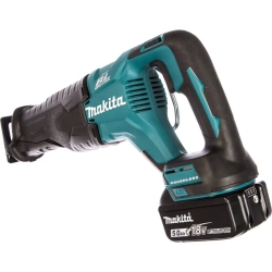 Makita DJR187RTE аккумуляторная сабельная пила (2 x 5 Ач, ЗУ)
