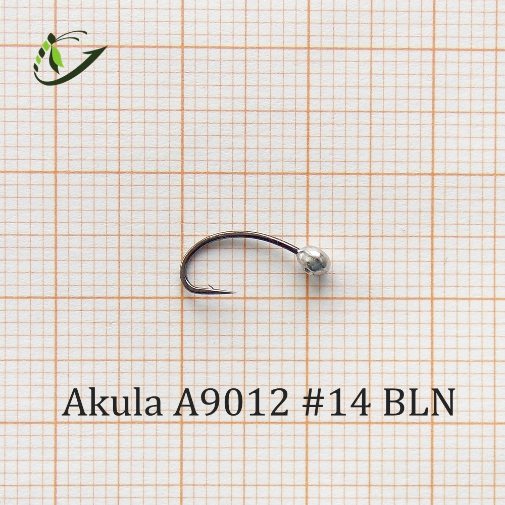 Крючок с напайкой Akula A9012 (50 шт/уп)