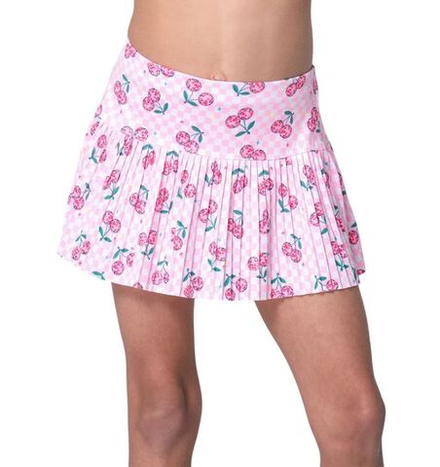 Детская теннисная юбка Lucky in Love Disco Cherry Pleated - multicolor