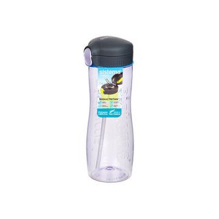Бутылка для воды с трубочкой Sistema &quot;Hydrate&quot;, Тритан, 800 мл, цвет Фиолетовый