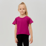 Футболка д/девочки MINAKU, р. 122, цвет лиловый. 7119527