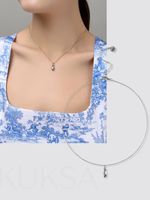 Колье "Simple words I" Silver
