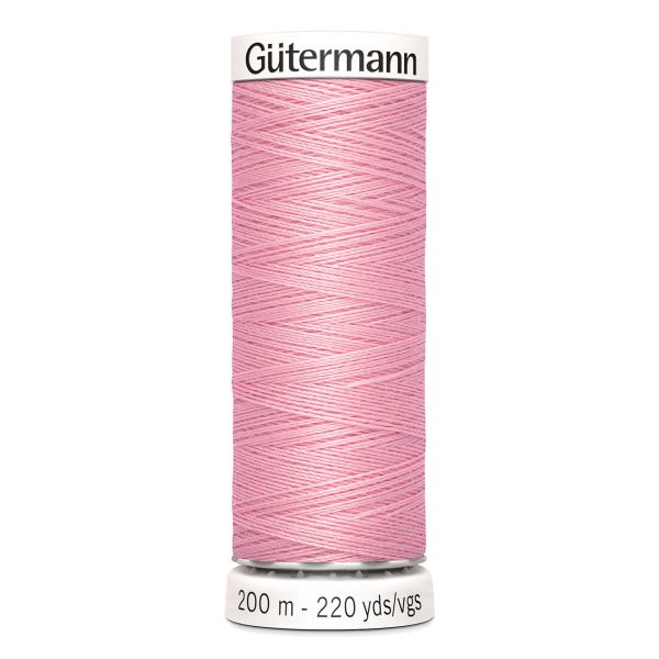 Нитки универсальные Gutermann Sew-all 100 (200 метров), 5 кат. | 043 бледно-розовый