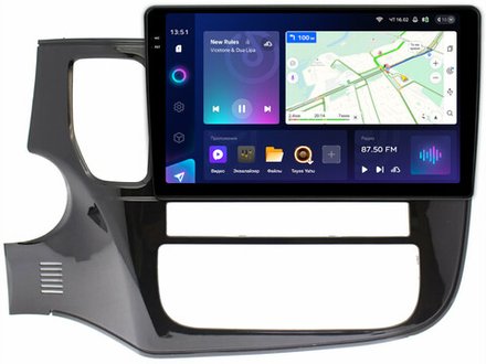 Магнитола Mitsubishi Outlander 3 2012-2022 (левый руль) - Teyes CC3-2K монитор 10.36" 2K QLED на Android 10, ТОП процессор, CarPlay, 4G SIM-слот