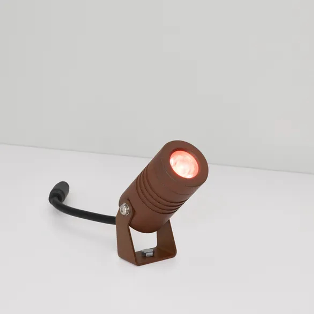 Светильник KT-RAY-COLOR-R42-6W RGB (RS, 25 deg, 12V) (Arlight, IP67 Металл, 3 года) 053630