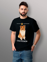 Футболка собака породы колли