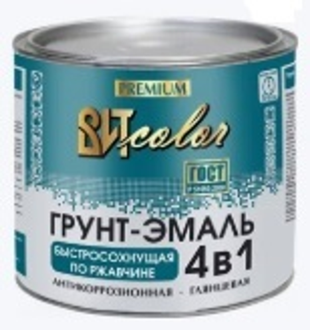 Грунт-эмаль по ржав.4*1 синяя ВИТ color 1,8 кг