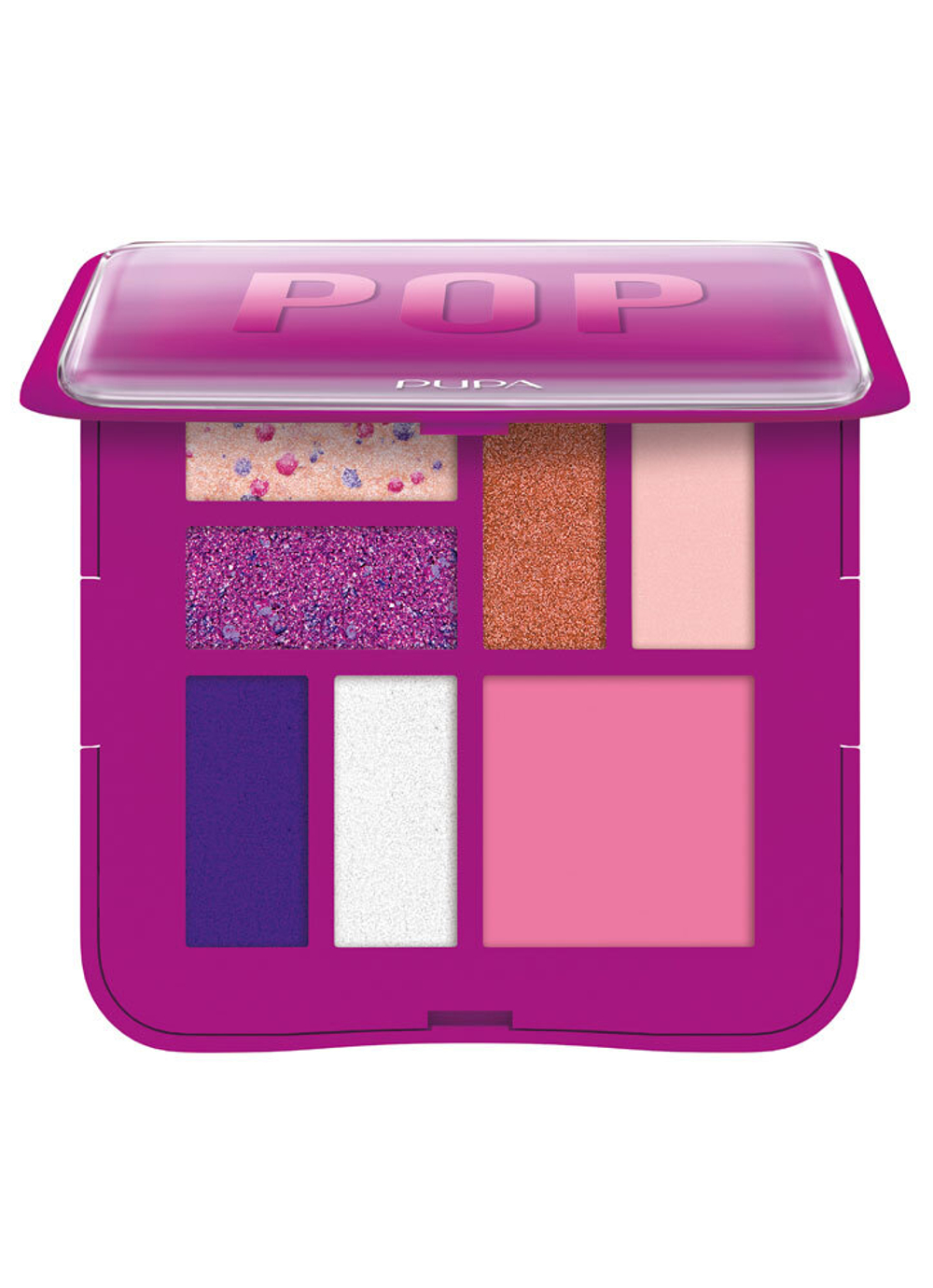 Pupa Палетка для макияжа лица Make-up Pallete S, тон №006, Pop, 8 гр
