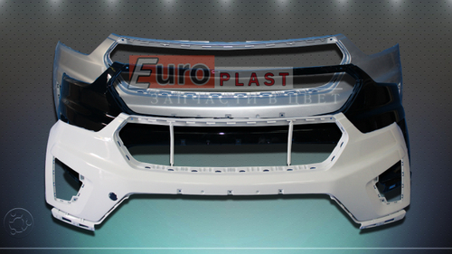 Передний бампер в цвет Hyundai Creta 2016-2018