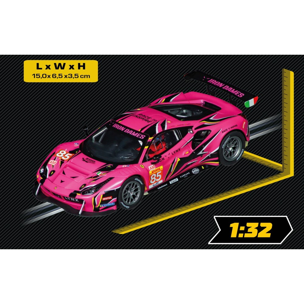 Carrera EVOLUTION - Ferrari 488 GT3 "Iron Dames, No.85" 27750 / артикул   27750  / GTIN 4007486277502