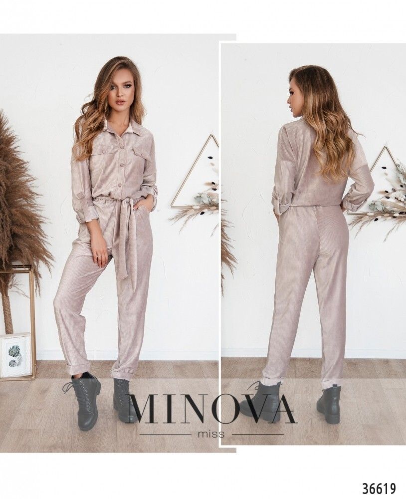 Комбинезон 1151-пудра Minova