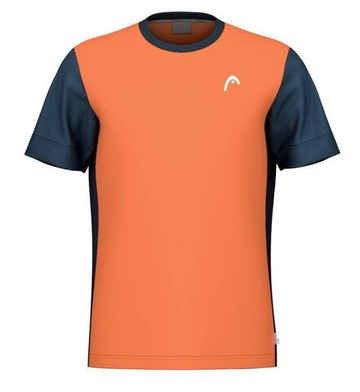 Футболка для мальчика теннисная Head Boys Slice - campfire orange