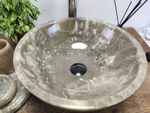 Раковина из оникса Bowl Grey Small TinLip BO-60912 40*40*15